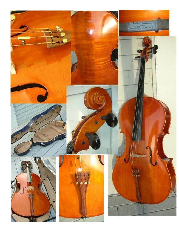 Cello/Hard case/Bow; 4/4; Samuel Eastman